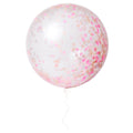 Pink Giant Confetti Balloon Kit