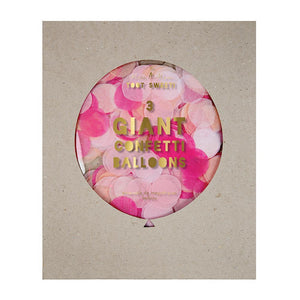 Pink Giant Confetti Balloon Kit