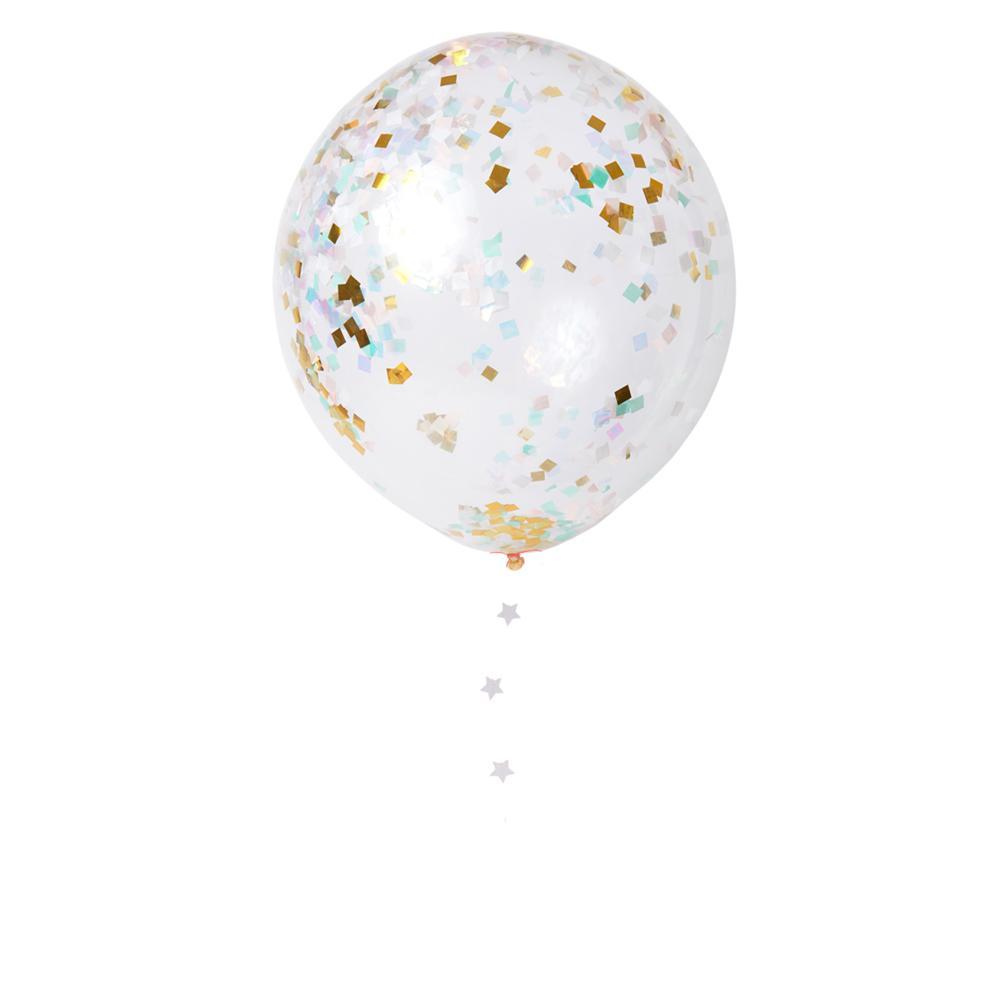 Iridescent Confetti Balloon Kit lo