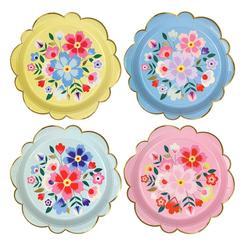 Bright Floral Plates (large)
