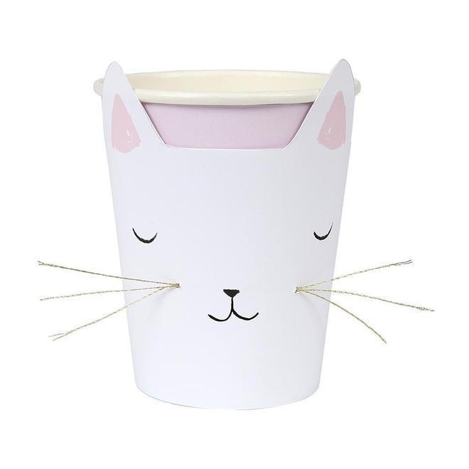 Cat with Whiskers Cups