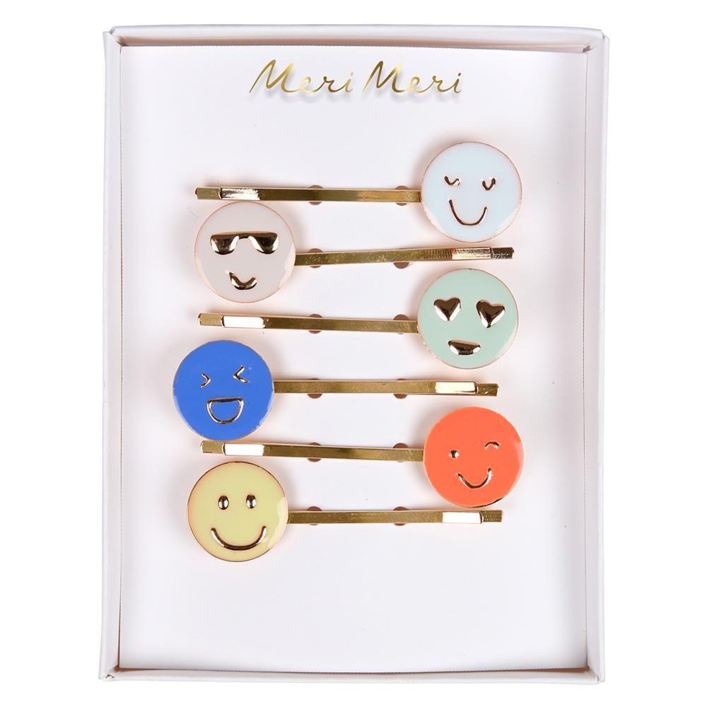 Emoji Enamel Hair Slides