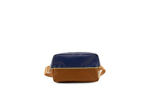 Fanny Pack Large:  Deep Lake Blue + Treehouse Brown