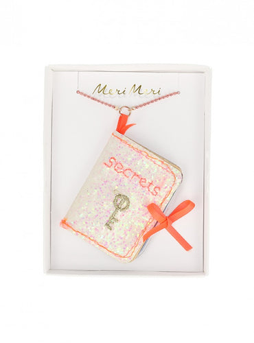Secrets Book Necklace