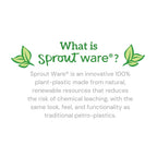 Sprout Ware® Baby Bottle Made From Plants and Glass 5oz (2 colores)