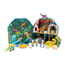 Playbox with Wooden Pieces- Dinosaur