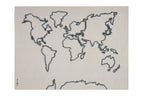 Colgante pared Canvas Map