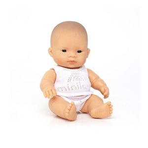 Muñeco Bebé Niño Asiático 21 cm