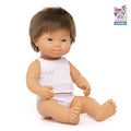 Muñeco Caucásico con Síndrome de Down 38 cm