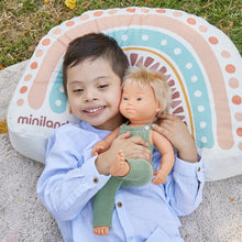 Muñeco de Pelo Rubio con Síndrome de Down 38 cm