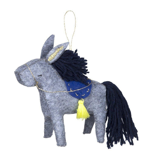 Donkey Felt Tree Decoration