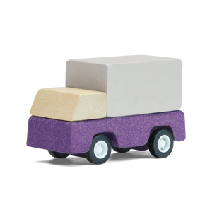 Purple Delivery Truck Car