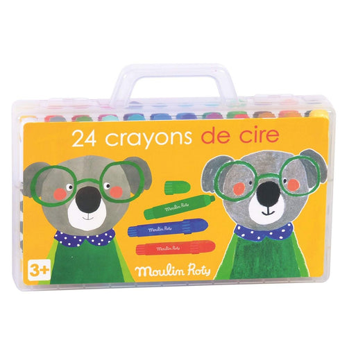 Caja 24 lapices de cera Popipop