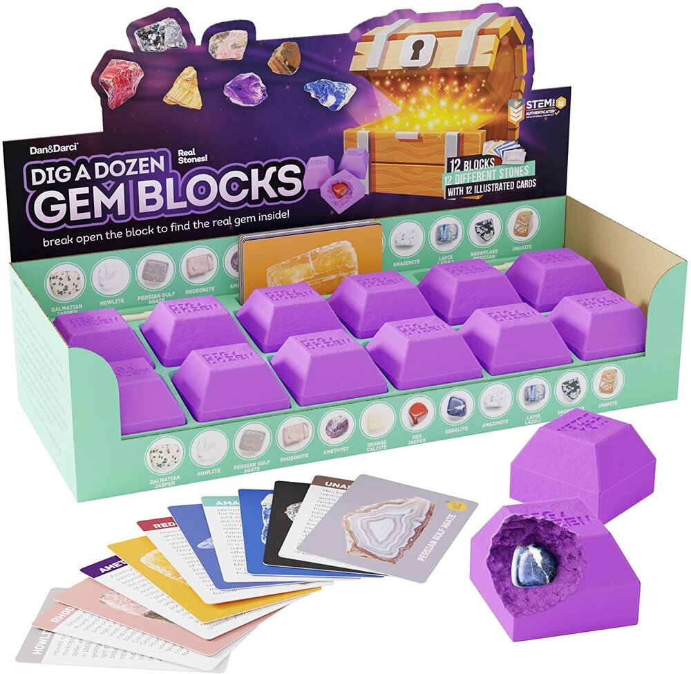 Dig a Dozen Gem Blocks
