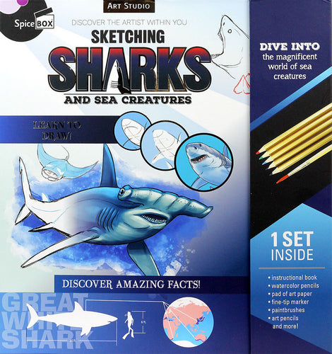 Sketching Sharks & Sea Creatures