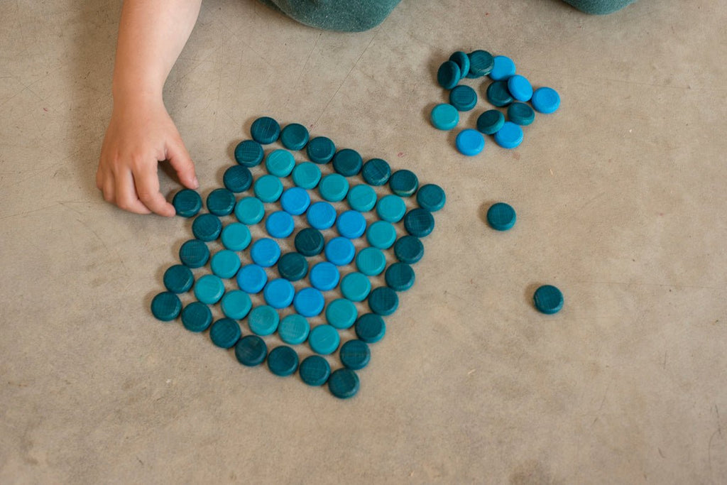 Mandala Small Blue Coins