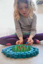 Mandala Small Blue Coins