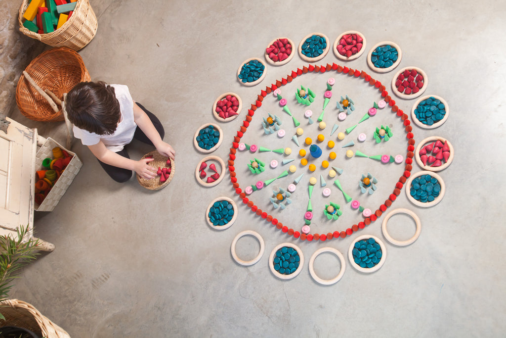 Mandala Small Blue Coins