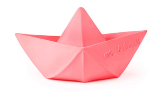 Origami boat pink