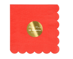 Red Large Napkins