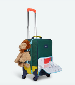 Mini Logan Suitcase Green/Navy