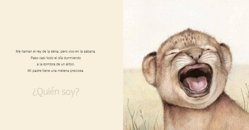 ¿Quién soy? Crías de animales África