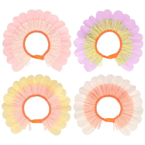 Pastel Flower Paper Bonnets