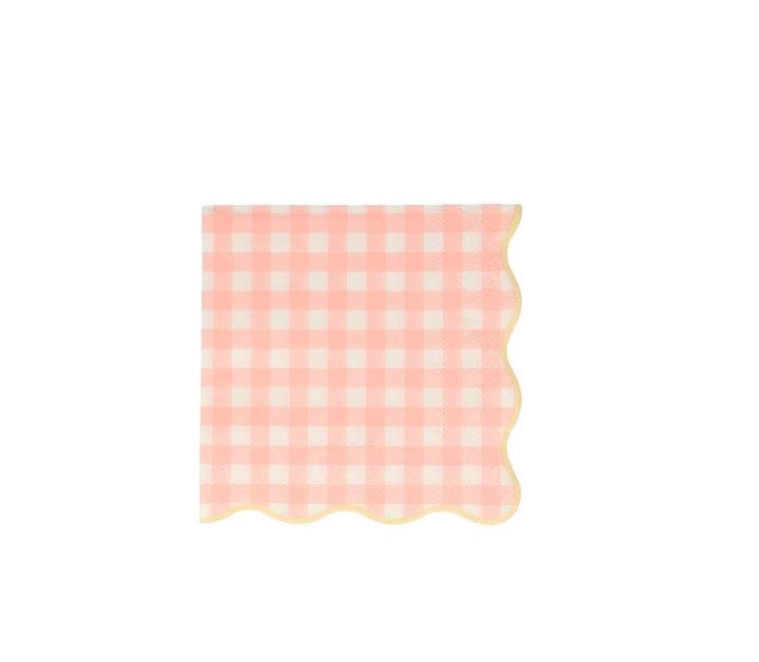 Gingham Small Napkins