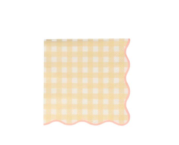 Gingham Small Napkins