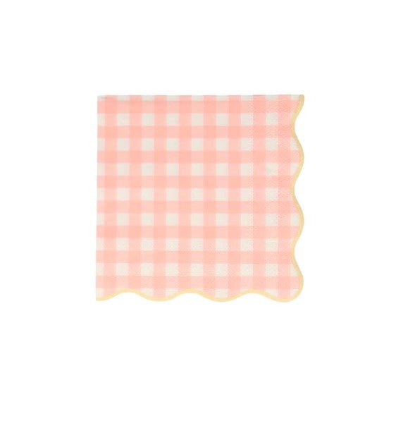 Gingham Small Napkins