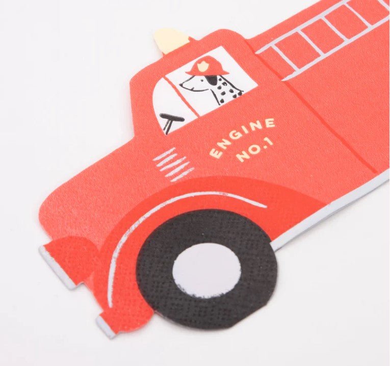 Fire Truck Napkins
