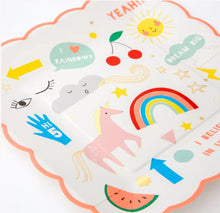 Rainbow & Unicorn Plates (small)