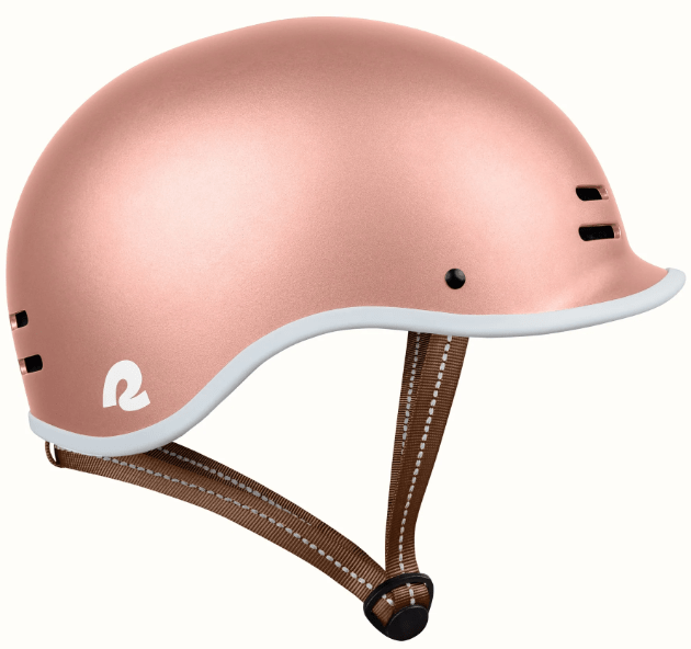 Remi Bike & Skate Helmet (Rose Gold Metal)