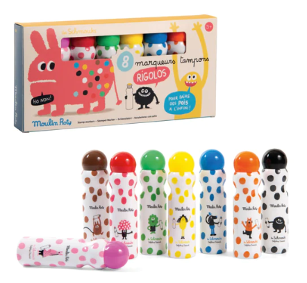 8 marcadores tampons