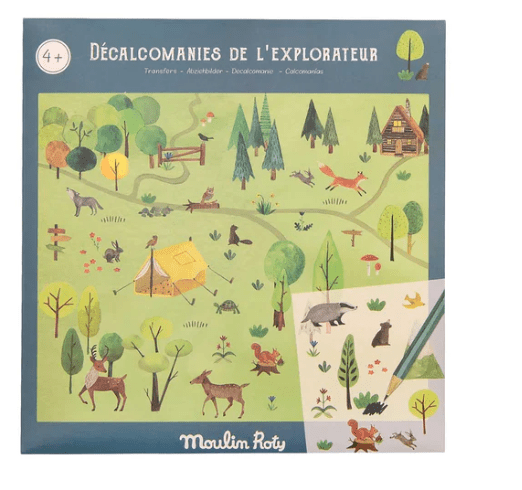 Calcomanías El explorador (2 diseños)