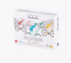 Juego de 6 ciclistas con canicas Mercredi