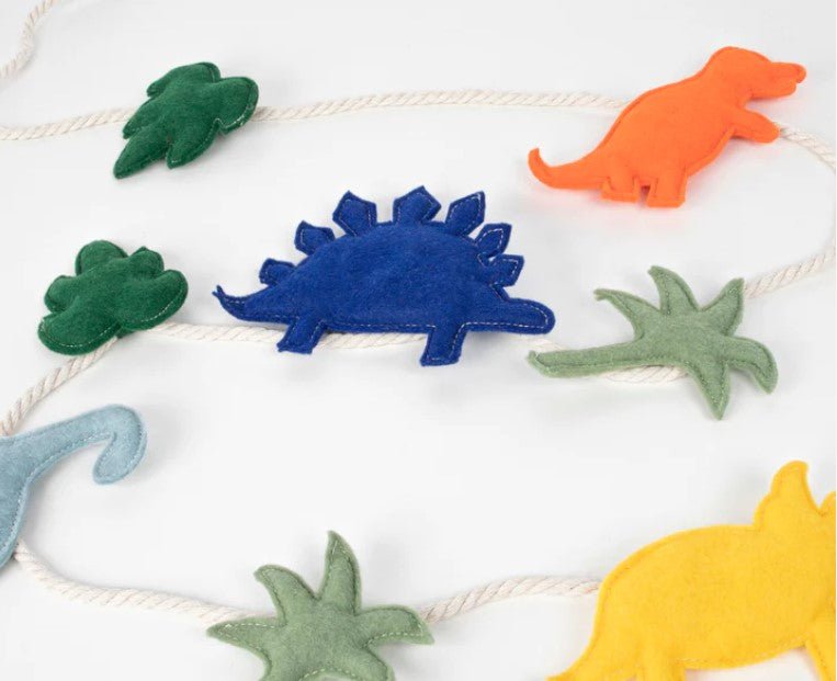 Felt Dinosaur Garland