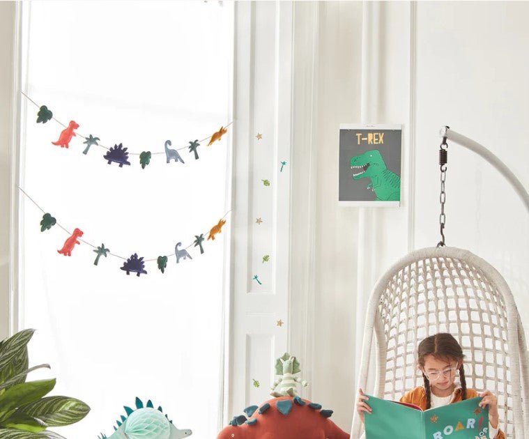Felt Dinosaur Garland