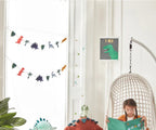 Felt Dinosaur Garland