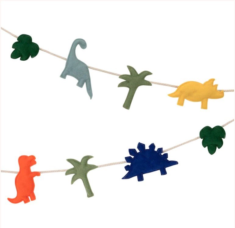 Felt Dinosaur Garland