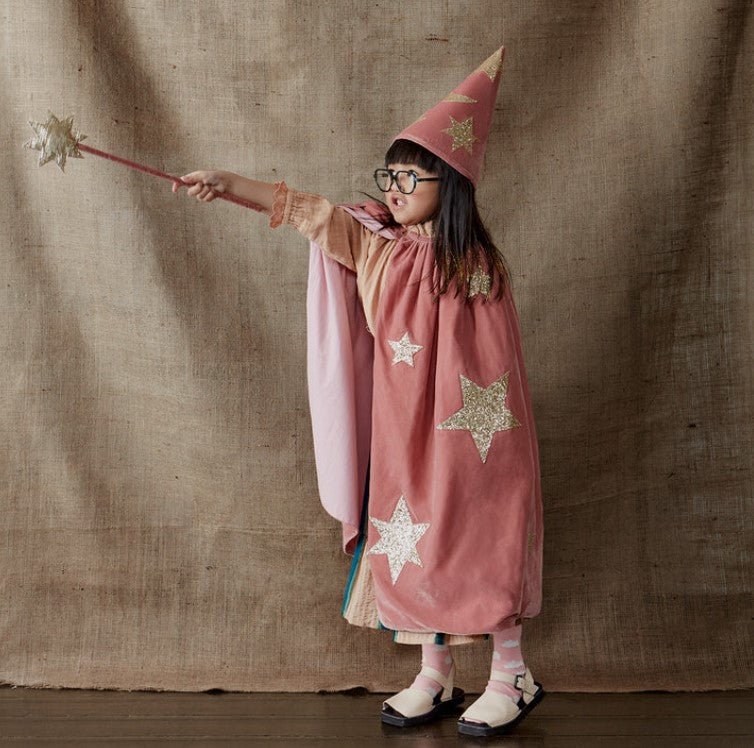 Pink Velvet Wizard Costume