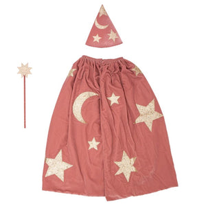 Pink Velvet Wizard Costume
