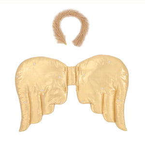 Gold Quilted Angel Wings