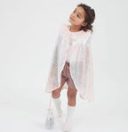 Iridescent Sequin Cape & Wand