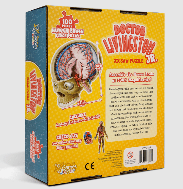 Human Brain Floor Kids Puzzle