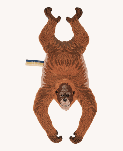 Oddly Orang Utan Rug Large