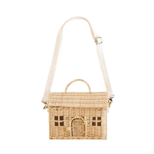 Rattan Casa Clutch - Straw