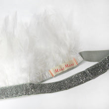 White Feather Party Crown