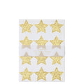 Gold Glitter Stars Sticker Sheets