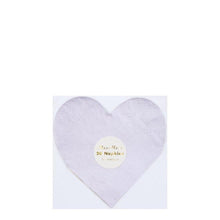 Party Palette Heart Large Napkins